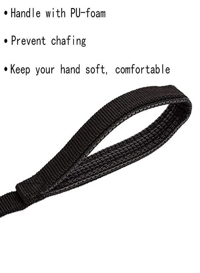 Pups&Pets Heavy Duty Dog Leash, Stainless Steel Dog Chain with Padded Handle for Small, Medium and Large Dog - Black - Image 2